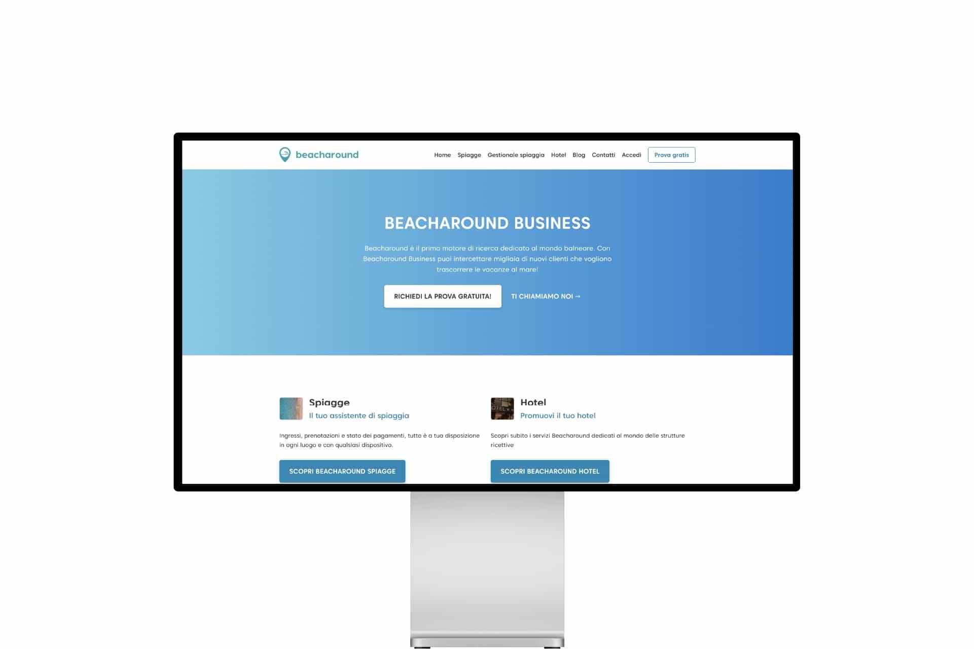 Beacharound Business agenzia di comunicazione Opificio Lamantini Anonimi"